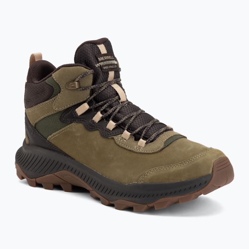 Pánské turistické boty Merrell Speed Strike 2 Leather Mid Khaki