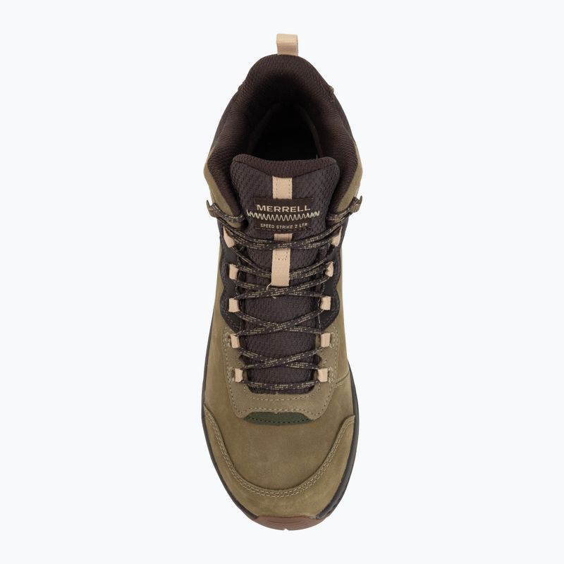 Pánské turistické boty Merrell Speed Strike 2 Leather Mid Khaki 5