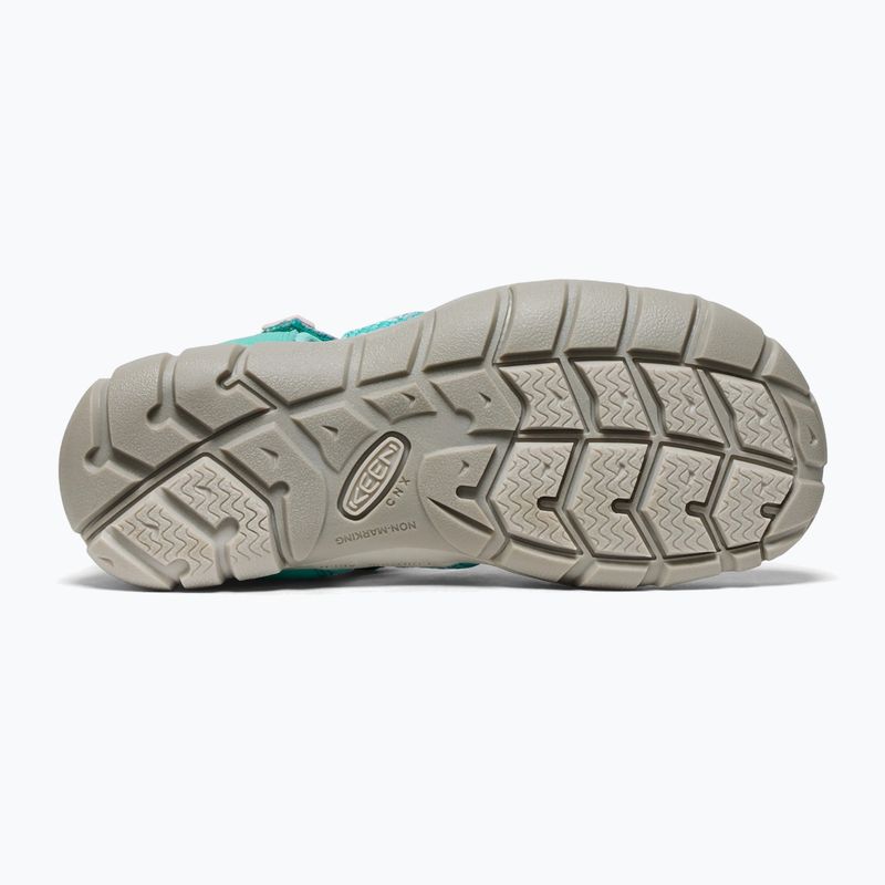 Juniorské sandály KEEN Seacamp II CNX bright aqua/giggle pink 11