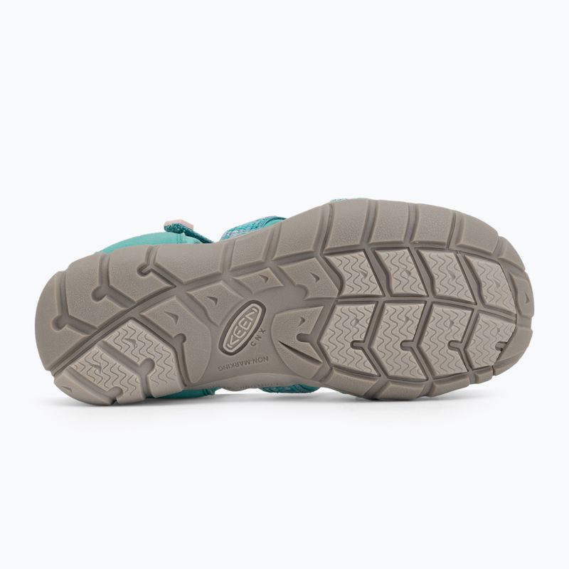 Juniorské sandály KEEN Seacamp II CNX bright aqua/giggle pink 4