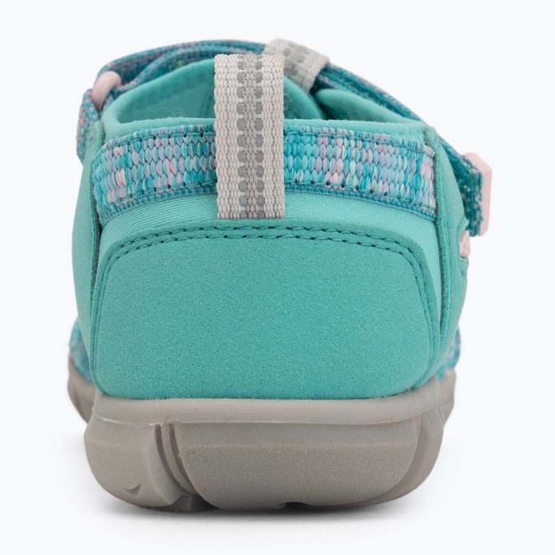 Juniorské sandály KEEN Seacamp II CNX bright aqua/giggle pink 6