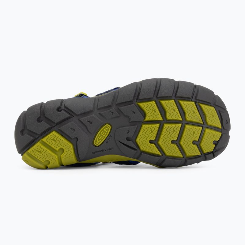 Juniorské sandály KEEN Seacamp II CNX naval academy/chartreuse 4