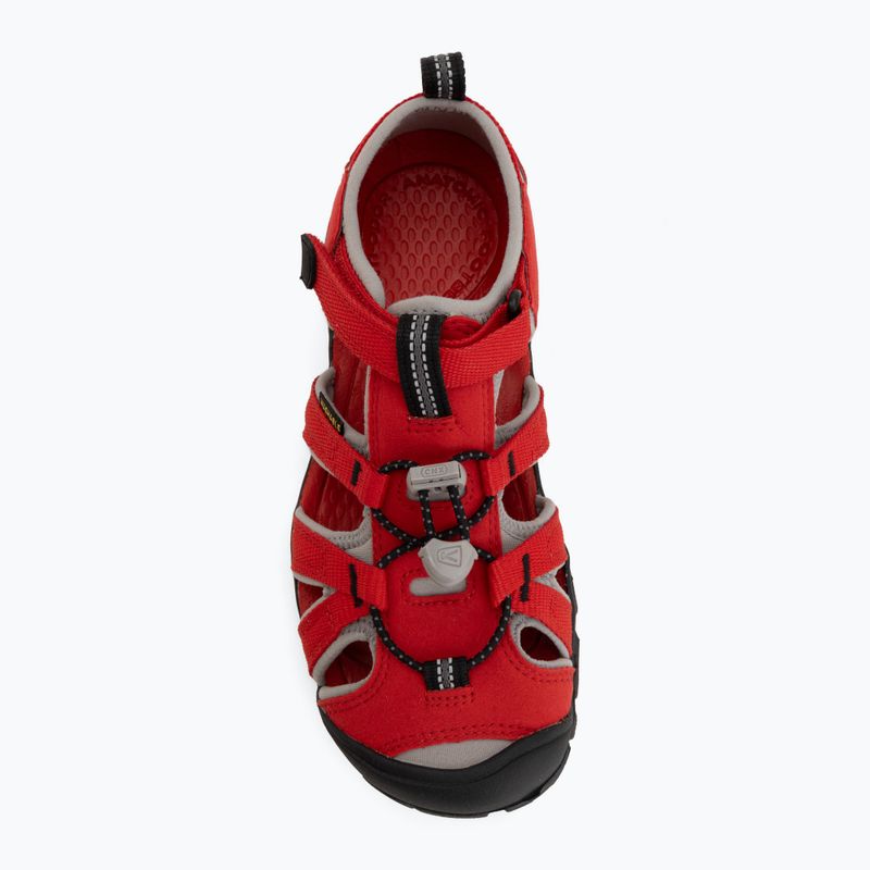 Dětské sandály KEEN Seacamp II CNX red/alloy 5