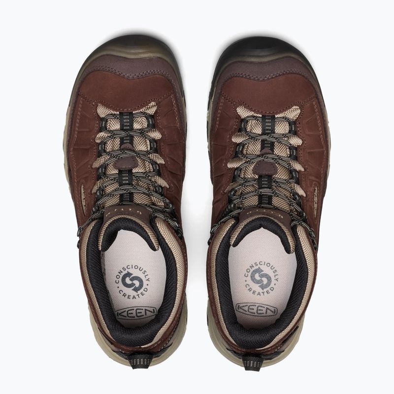 Pánské trekové boty KEEN Targhee IV Mid Wp java/bridnle 12