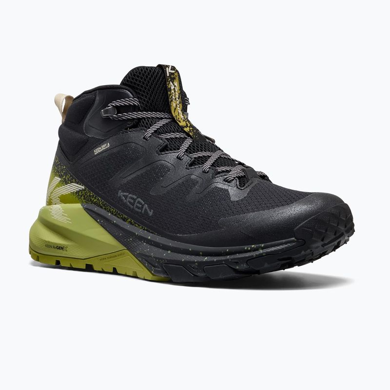 Pánské trekové boty KEEN Targhee Apex Mid Wp black/golden cypress 8