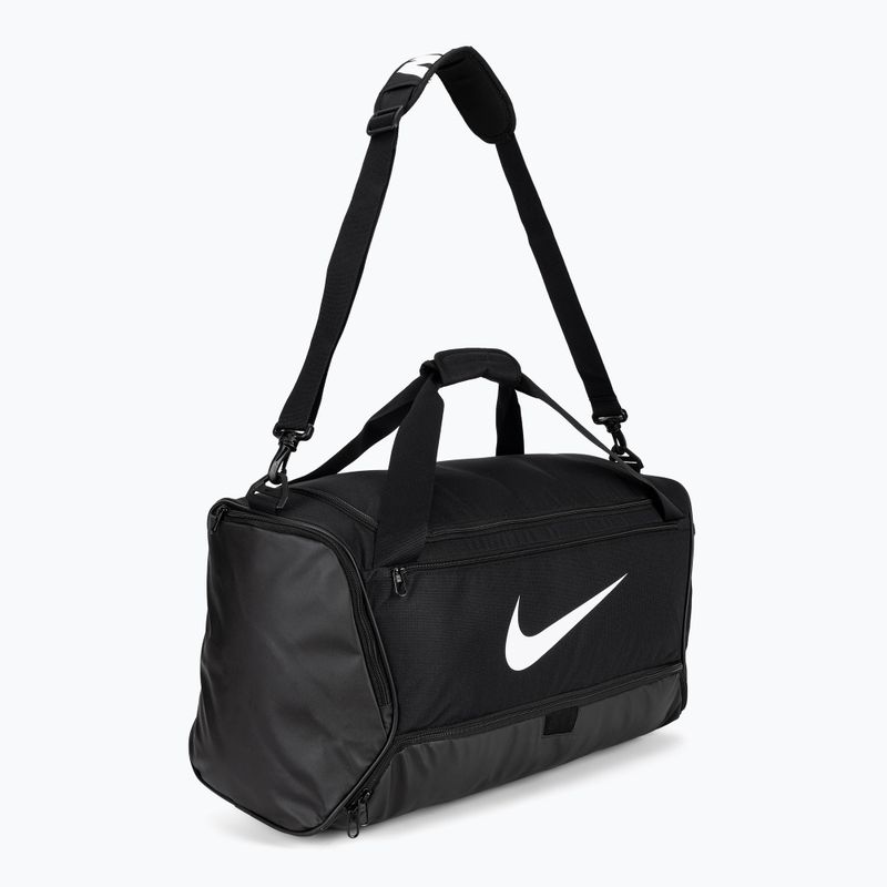 Sportovní taška Nike Brasilia 9.5 60 l black/black/white 3