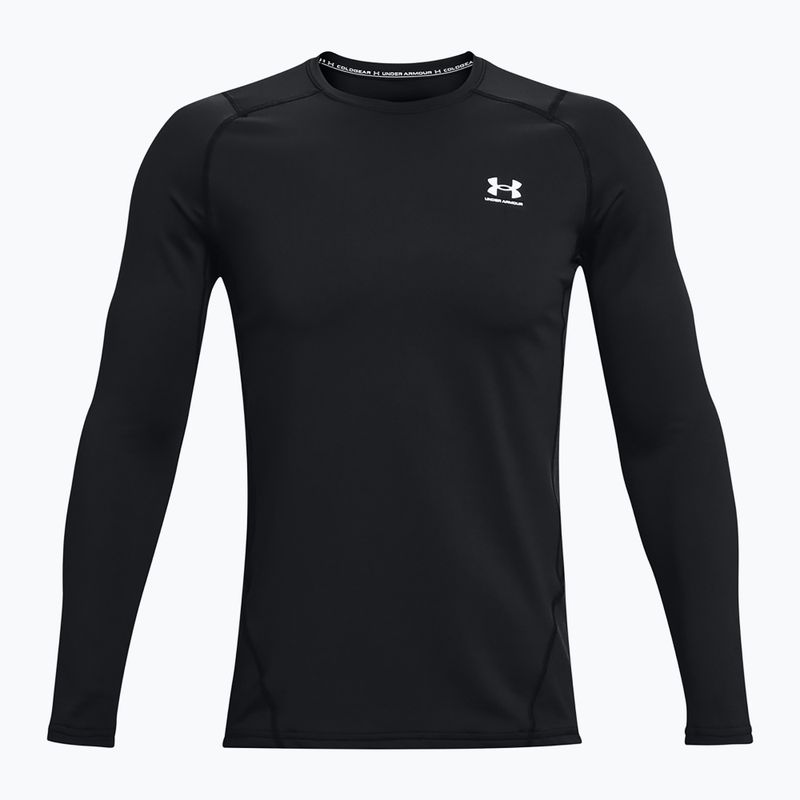 Pánské tréninkové tričko Longsleeve Under Armour CG Armour Fitted Crew black/white 5