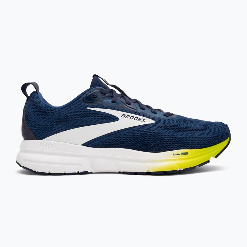 Pánské běžecké boty Brooks Trace 4 navy/peacoat/acid lime 2