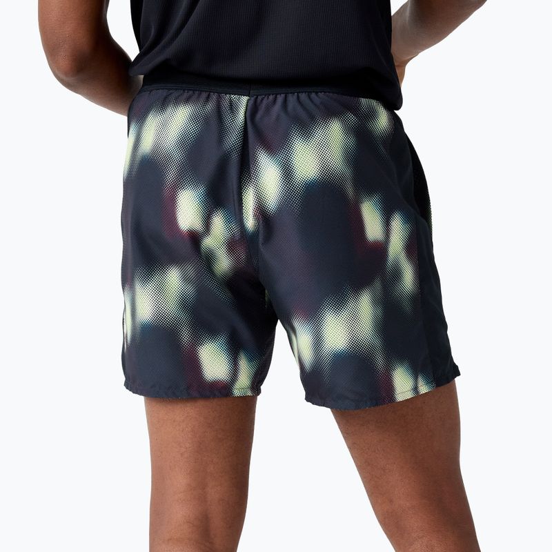 Pánské běžecké šortky Brooks Dash Printed euphoryc black 2