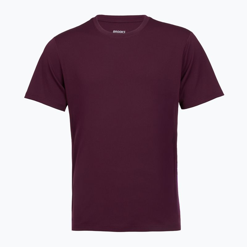 Pánské běžecké tričko Brooks Dash burgundy blaze