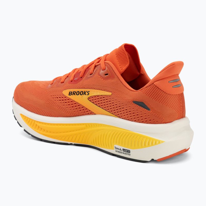 Pánské běžecké boty Brooks Ghost 18 tigerlily/orange/pearl 3