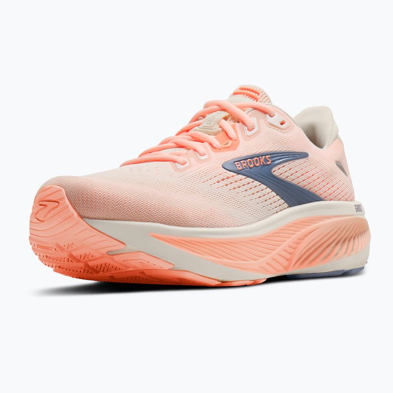 Dámské běžecké boty Brooks Ghost 18 star white/cyber peach/grey 11