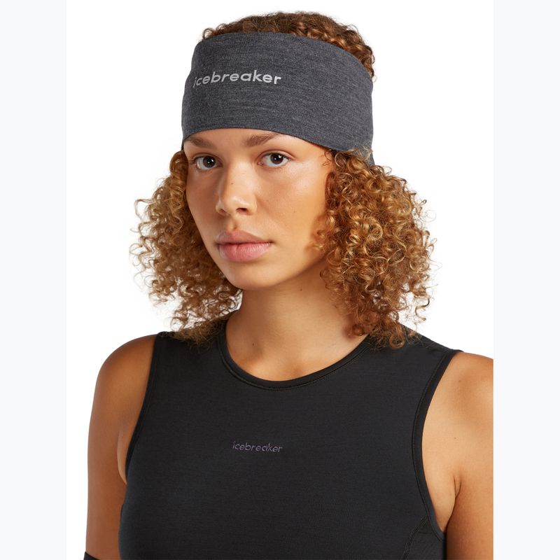 Čelenka Icebreaker Merino 200 Oasis Headband jet heather 7