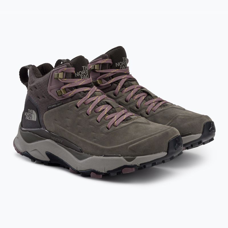 Dámská trekingová obuv The North Face Vectiv Exploris Mid Futurelight Lthr hnědá NF0A5G3AMD01 5