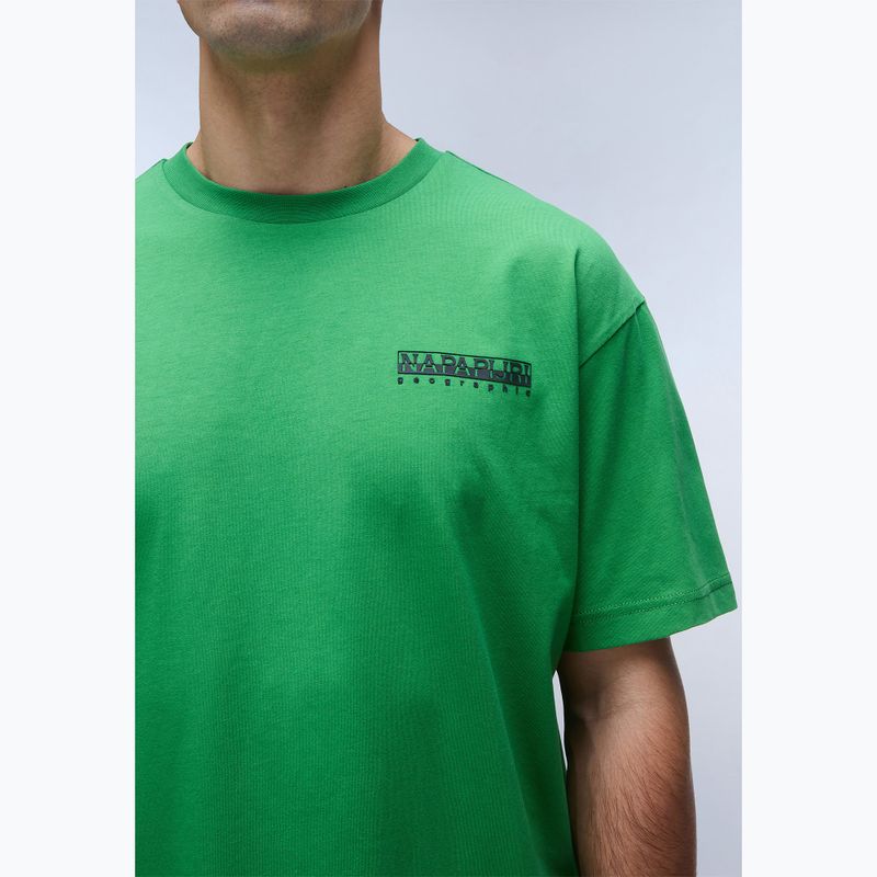 Pánské tričko Napapijri S-Linth green kelly 3