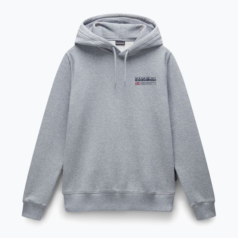 Pánská mikina Napapijri B-Kasba Hint medium grey melange 4