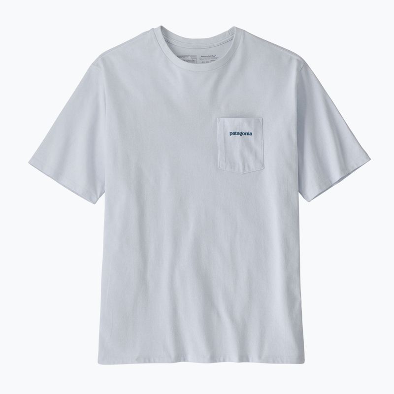 Pánské tričko Patagonia Boardshort Logo Pocket Responsibili white 6