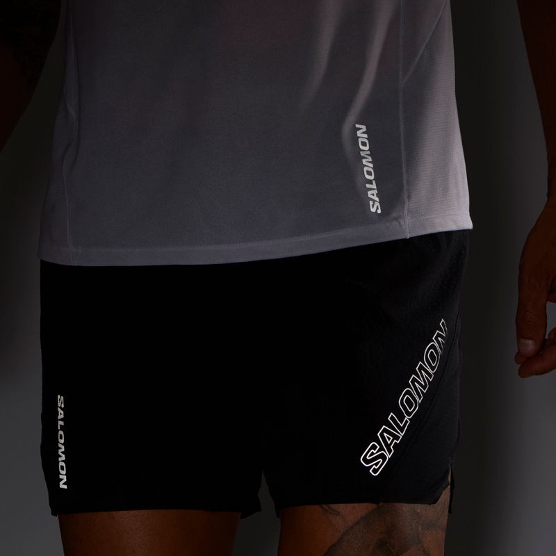 Pánské běžecké šortky Salomon Sense Aero 5" black 5