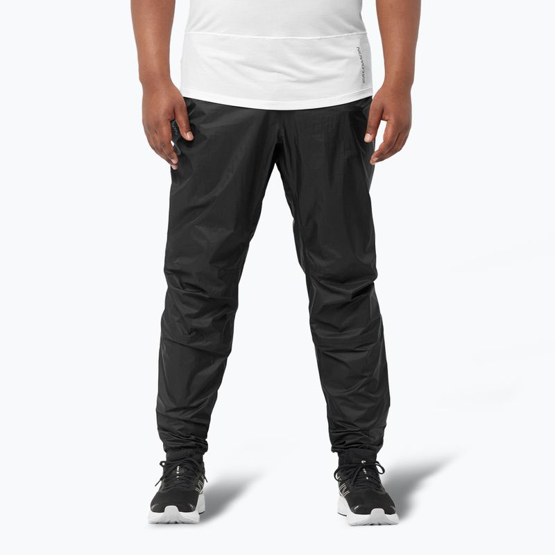Běžecké kalhoty Salomon Bonatti Waterproof deep black