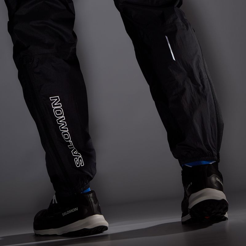 Běžecké kalhoty Salomon Bonatti Waterproof deep black 6