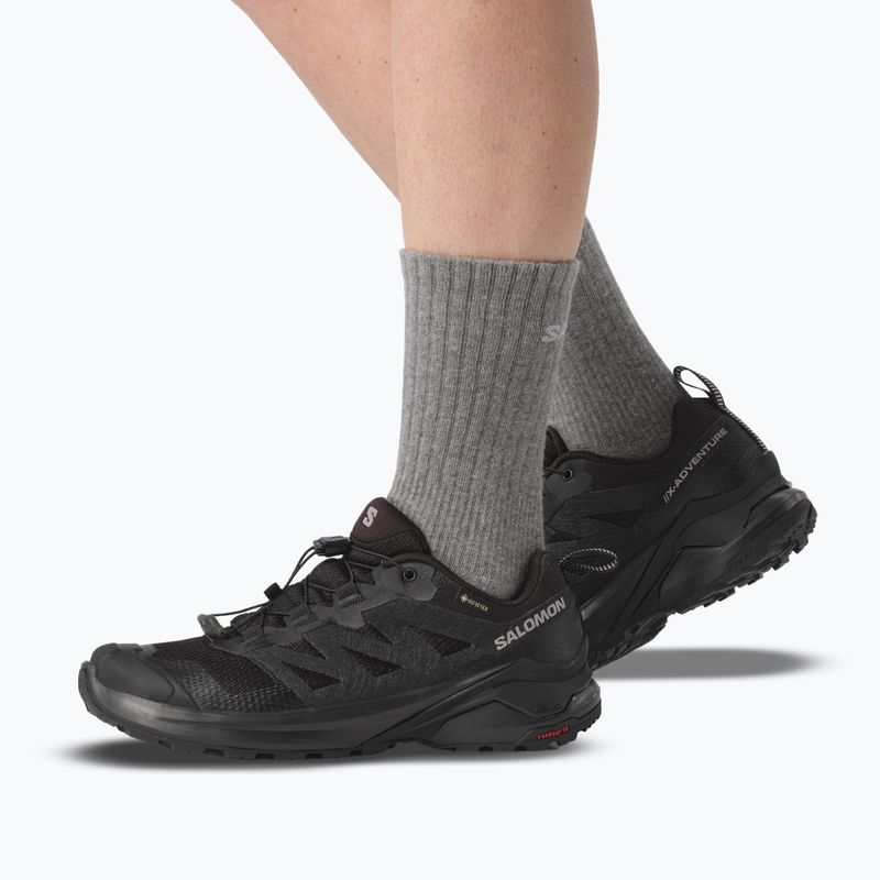 Dámské trekové boty Salomon X-Adventure GTX Black/Black/Black 12