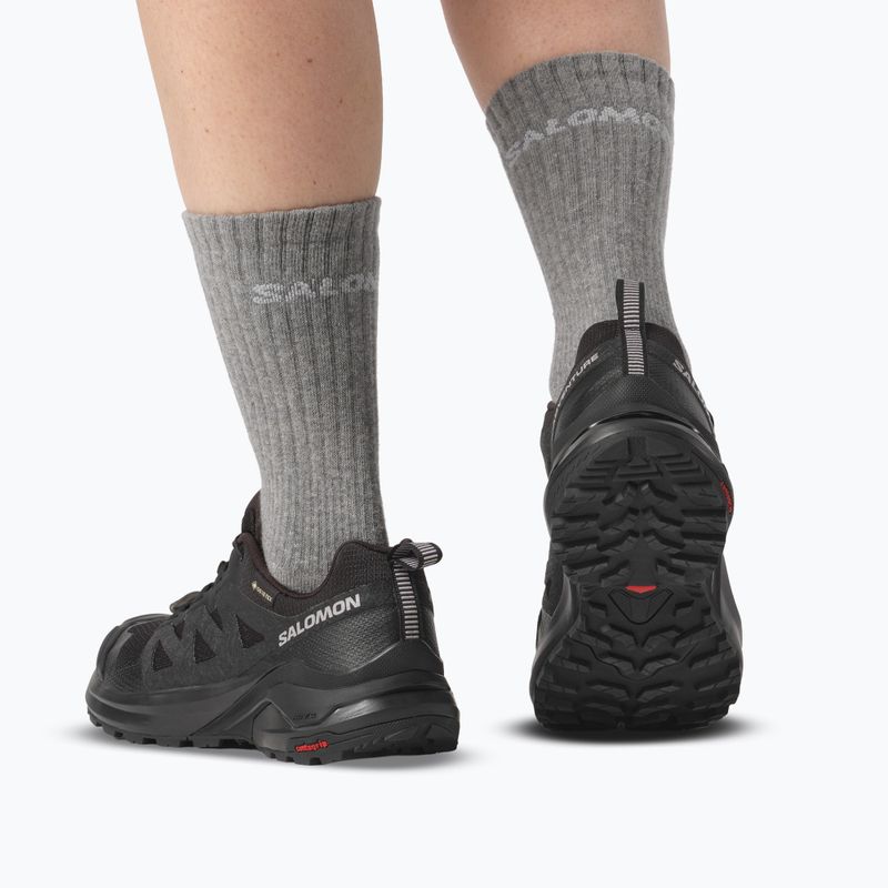 Dámské trekové boty Salomon X-Adventure GTX Black/Black/Black 13