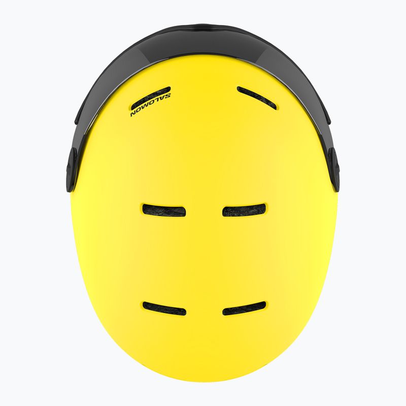 Dětská lyžařská helma Salomon Orka Visor vibrant yellow 9