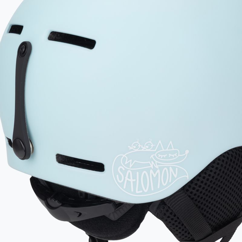 Dětská lyžařská helma Salomon Orka bleached aqua 8