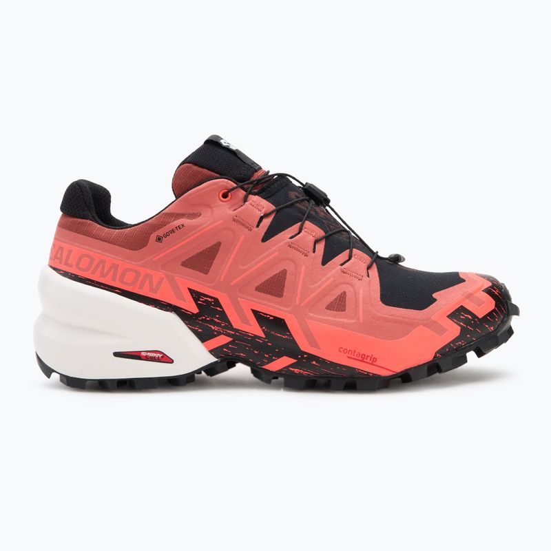 Pánské běžecké boty Salomon Spikecross 6 GTX cow hide/black/neon flame 2