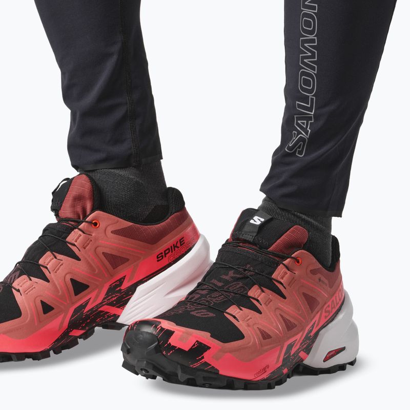 Pánské běžecké boty Salomon Spikecross 6 GTX cow hide/black/neon flame 13