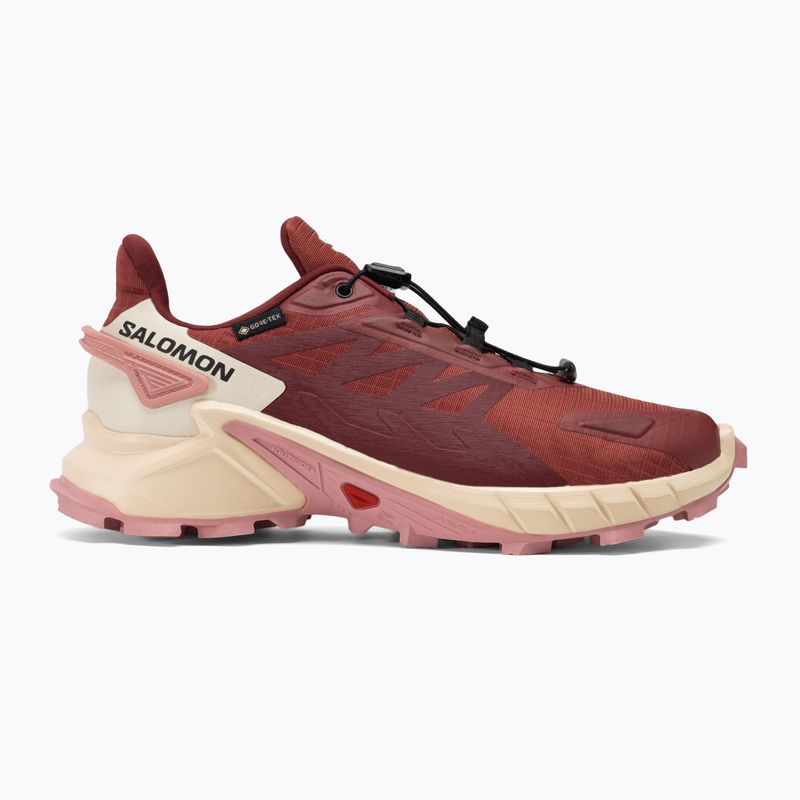 Dámské běžecké boty Salomon Supercross 4 GTX cow hide/syrah/blush 4
