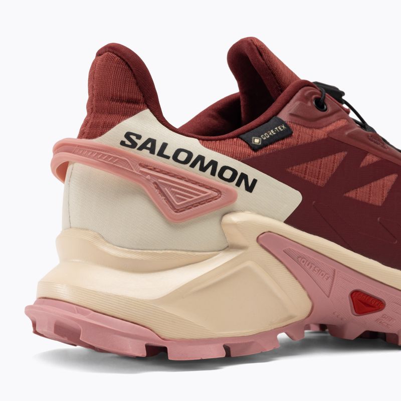 Dámské běžecké boty Salomon Supercross 4 GTX cow hide/syrah/blush 11