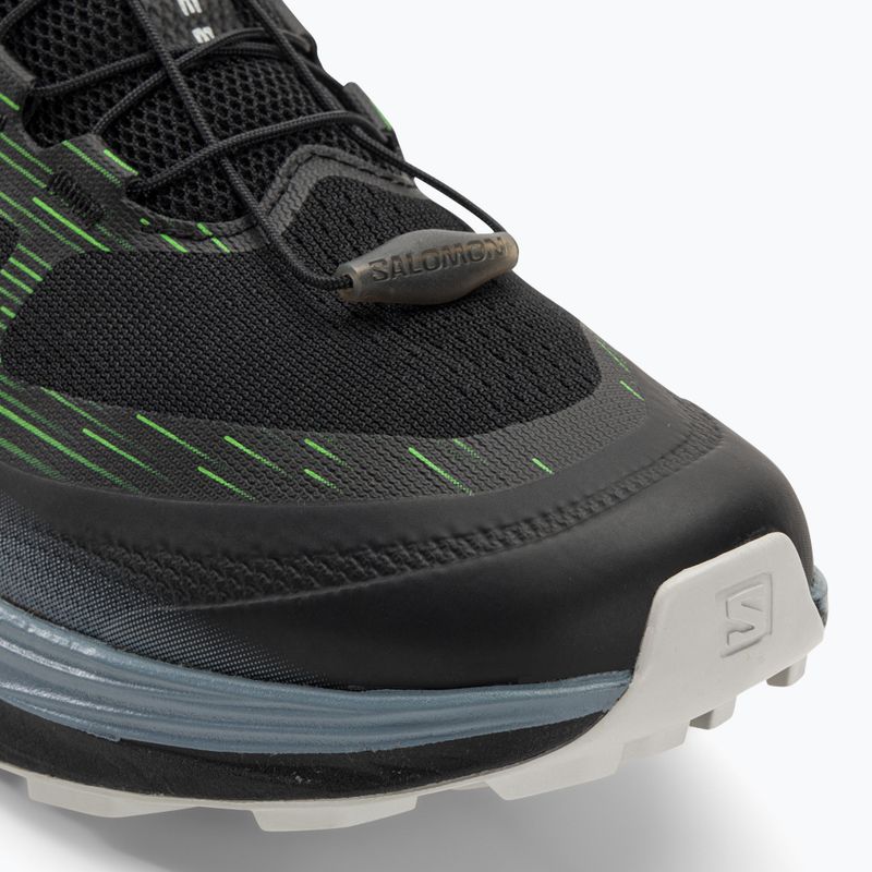 Pánská běžecká obuv Salomon Ultra Glide 2 black/flint stone/green gecko 10