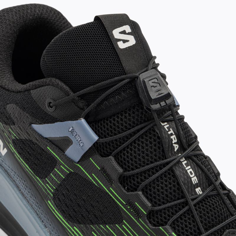 Pánská běžecká obuv Salomon Ultra Glide 2 black/flint stone/green gecko 11