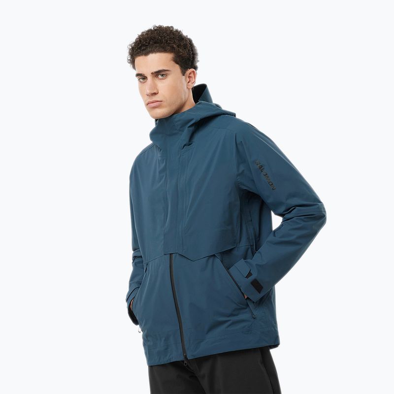 Pánská bunda do deště Salomon Outerpath Pro midnight navy