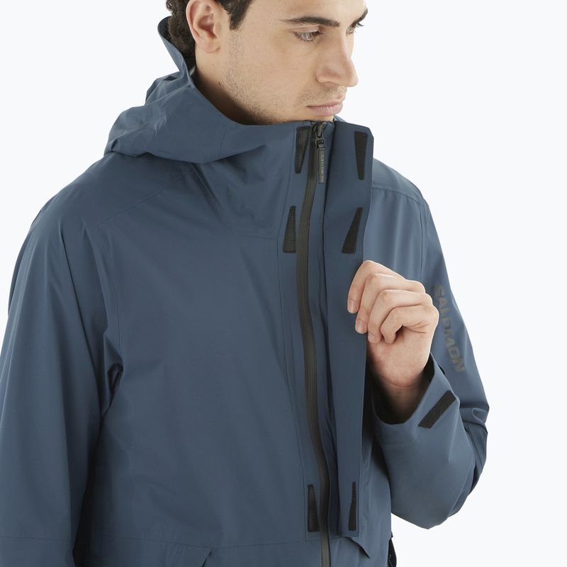 Pánská bunda do deště Salomon Outerpath Pro midnight navy 4