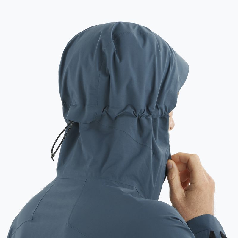 Pánská bunda do deště Salomon Outerpath Pro midnight navy 6