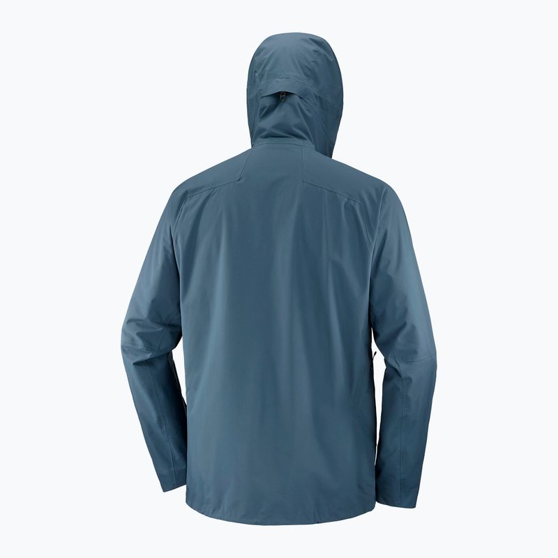 Pánská bunda do deště Salomon Outerpath Pro midnight navy 11