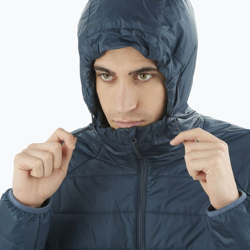 Pánská péřová bunda Salomon Outline Hd midnight navy 3