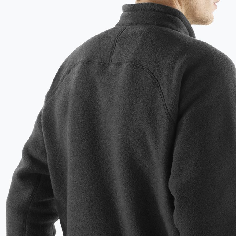 Pánská trekingová mikina Salomon Chroma Fleece Hz deep black 4