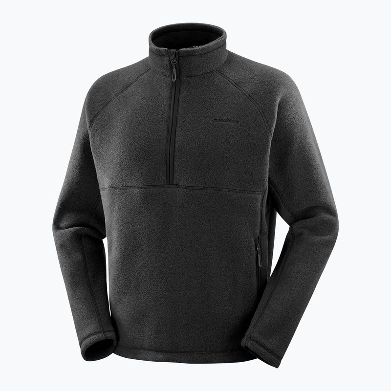 Pánská trekingová mikina Salomon Chroma Fleece Hz deep black 7