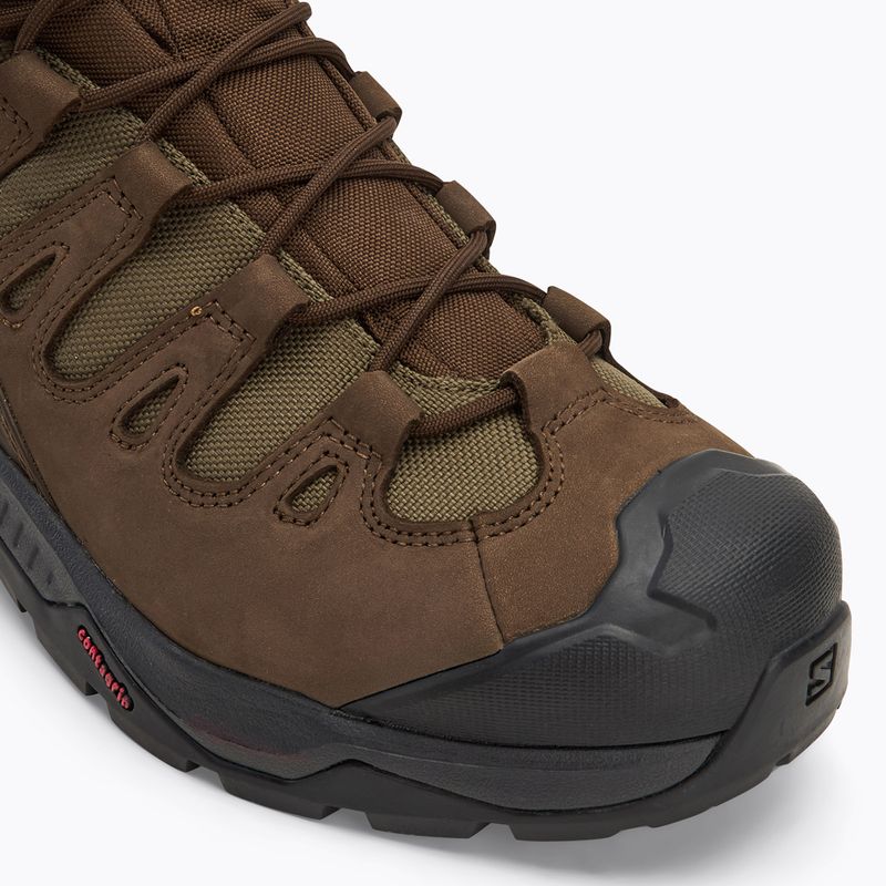 Turistické boty Salomon Quest Tracker GTX earth brown/green/black 7