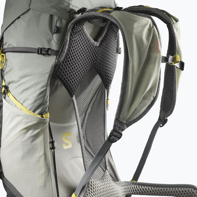 Pánský turistický batoh Salomon Aerotrek 40 l M-L sedona sage/seagrass/nine iron 3