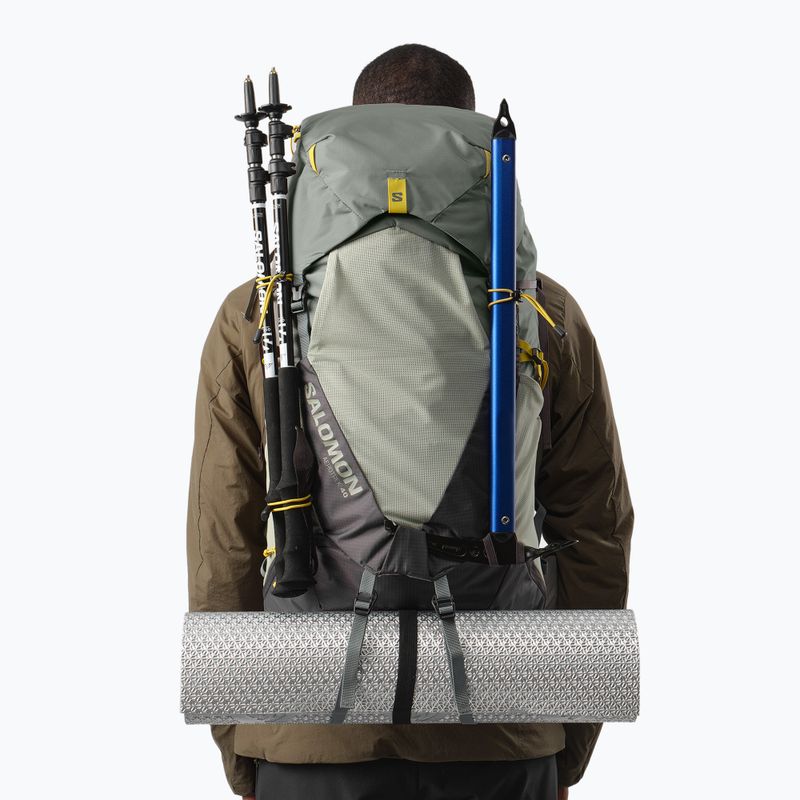 Pánský turistický batoh Salomon Aerotrek 40 l S-M sedona sage/seagrass/nine iron 6