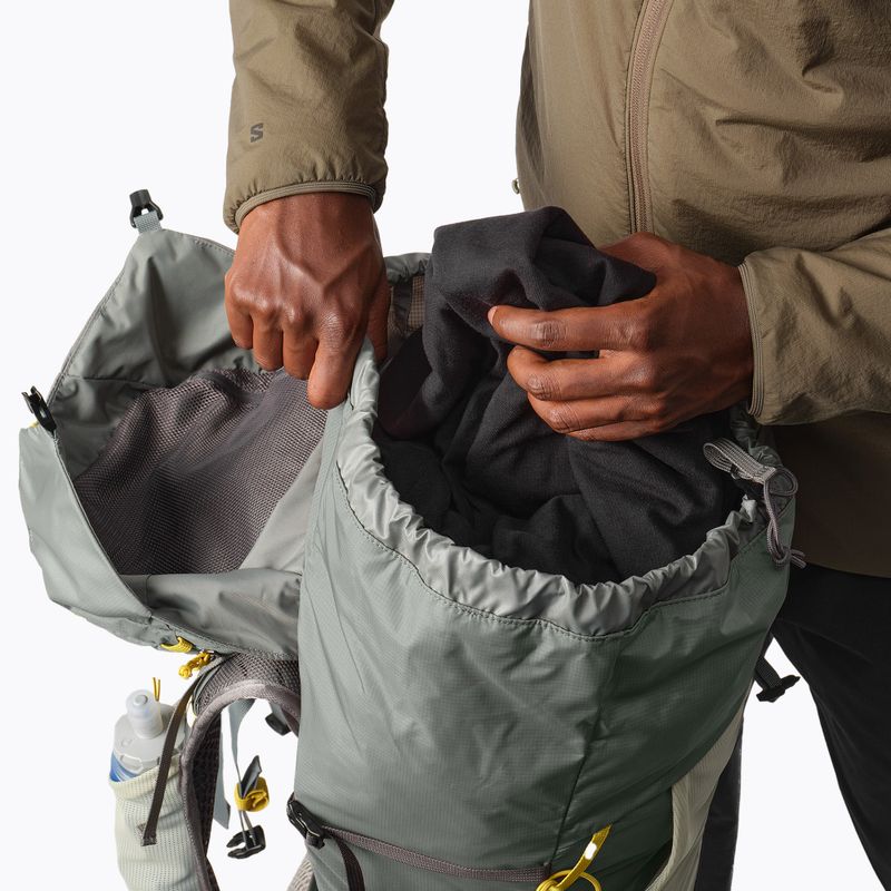 Pánský turistický batoh Salomon Aerotrek 40 l S-M sedona sage/seagrass/nine iron 10