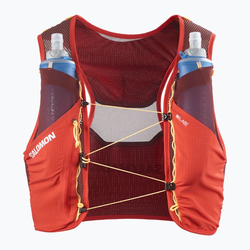 Běžecká vesta Salomon S/Lab Pulsar 3 Set fiery red/andorra/orange pop