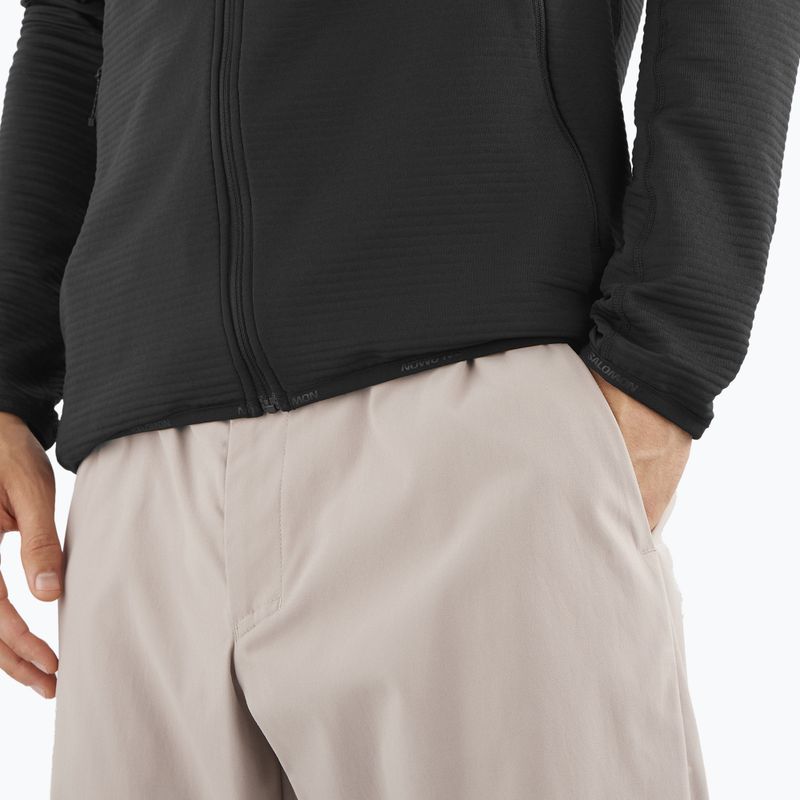 Pánská trekingová mikina Salomon Lightwarm Full Zip deep black 6