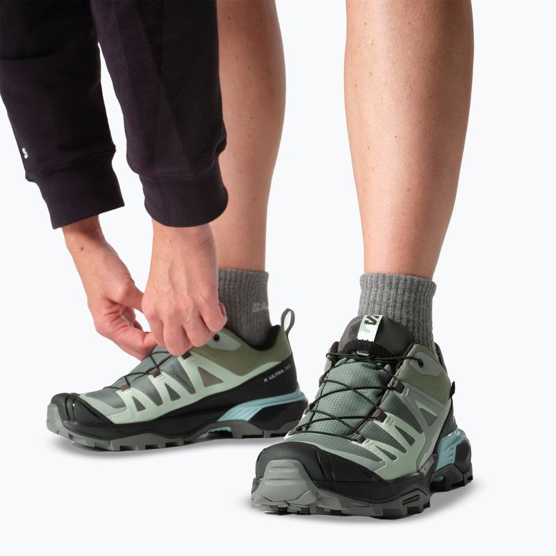 Dámské trekingové boty Salomon X Ultra 360 GTX Sedona sage/black/sea foam 8