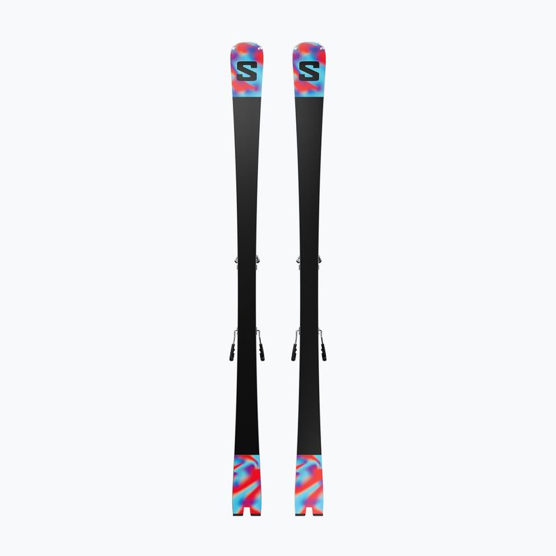 Sjezdové lyže Salomon Addikt + vázání MI12 GW white/neon blue/red 2
