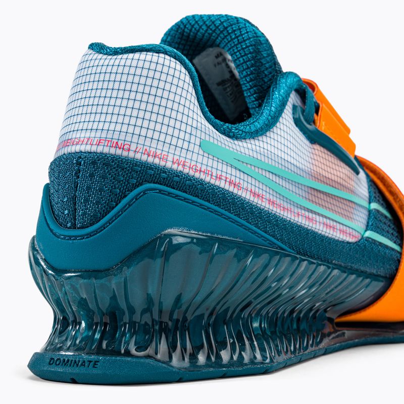 Vzpěračské boty Nike Romaleos 4 blue/orange 10